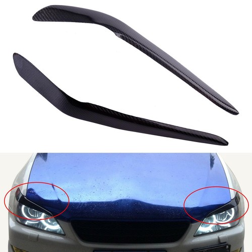 Real carbon fiber headlight - real,