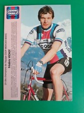CYCLISME carte cycliste FREDERIC VICHOT équipe COOP MERCIER MAVIC 1983