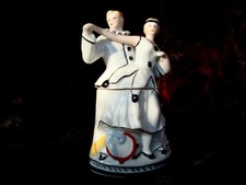 Boite Bijoux Figurine Clown Pierrot Pierrette Arlequin Style Art Deco Style Art