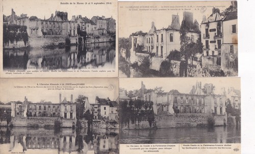Lot old postcards war - 4,