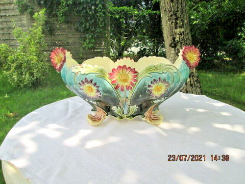 Ancienne jardiniere faience - ancienne,