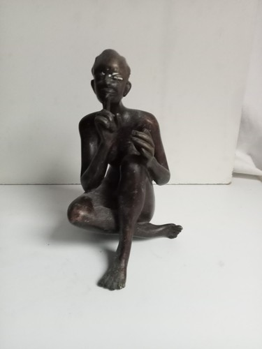 Statuette bronze massif - statuette, art