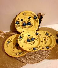 Lot de 4 Assiettes en Faïence - Décor Vieux Martres et Vieux Montpellier - Signé