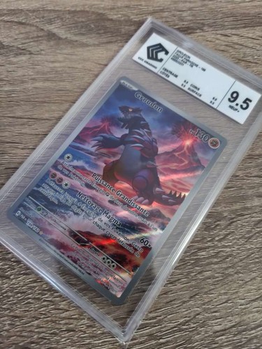 Carte pokémon groudon - carte, faille