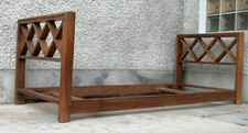 Lit de repos croisillons art déco /design style royere 