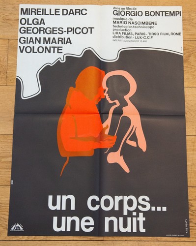 Corps une nuit affiche - un,