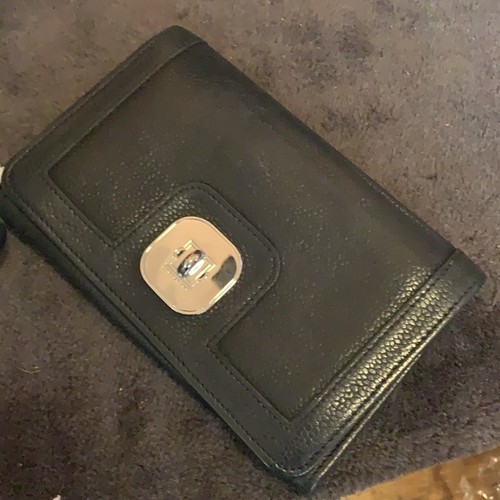 Longchamp black leather