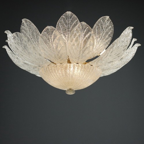 Plafonnier vintage verre - vintage, de