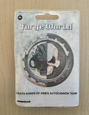 Warhammer 40k Forge World Death Korps of Krieg Autocannon Team 1 NIB OOP Gw