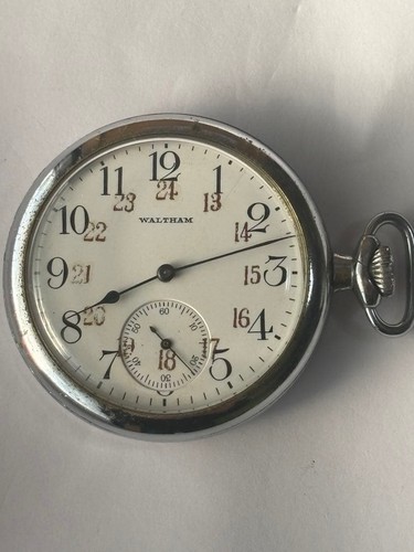 Montre poche waltham à - waltham,
