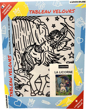 Ludocolor : Tableau velours - La Licorne