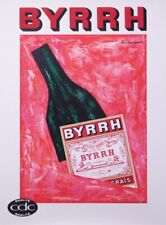 GUY GEORGET 1958 BYRRH 159x117,5 CM IMP DE PLAS OLD POSTER