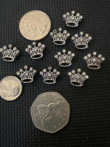 Crown shape slider - charms,