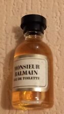 * BALMAIN * MONSIEUR BALMAIN * EDT * MINI ANCIENNE * BOUCHON DISQUE * SANS BOÎTE
