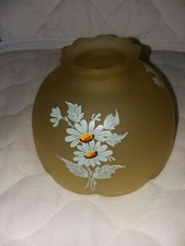 Vintage glass globe yellow