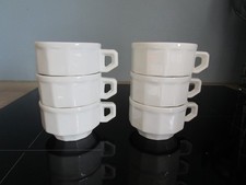 6 tasses à café empilables