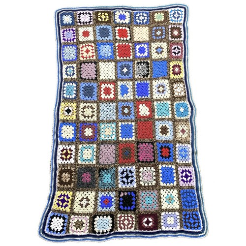 Couverture crochet granny - couverture,