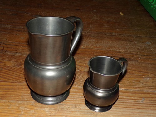 Petits pot pichet étain - 2,