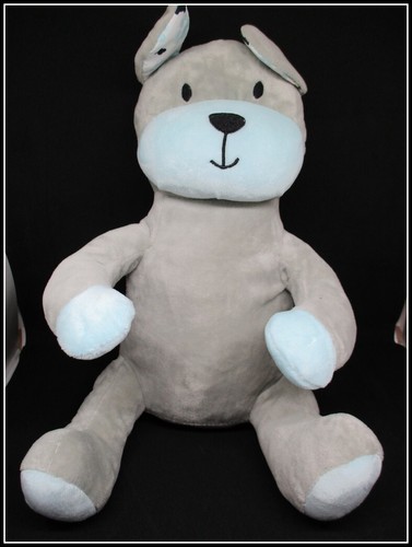 Doudou peluche chien - doudou, gris