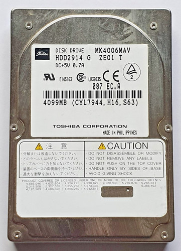 Disque dur interne go - disque, 4.09