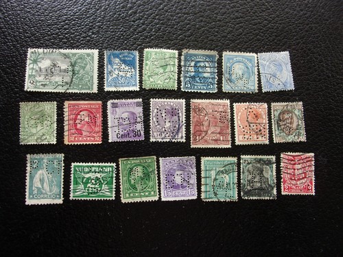 Monde lot de timbres - -,