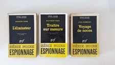 Lot de 3 livres SÉRIE NOIRE • espionnage  • Gallimard 