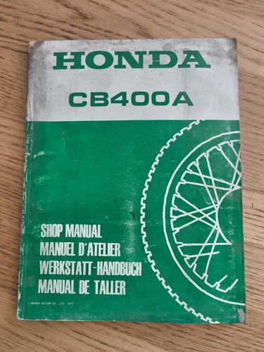 Manuel atelier honda cb400 - cb400, a