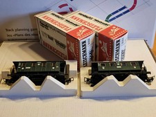 lot de 2 wagons fleischmann HO