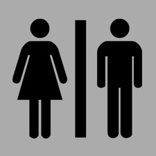 plaque signalitique toilettes