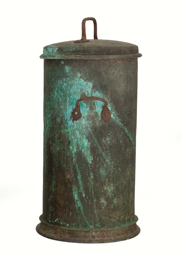 Ancien récipient cuivre - ancien,