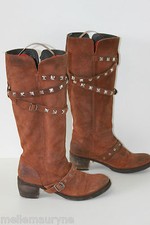 Bottes BUTTERO Tout Cuir Fauve T 37 BE