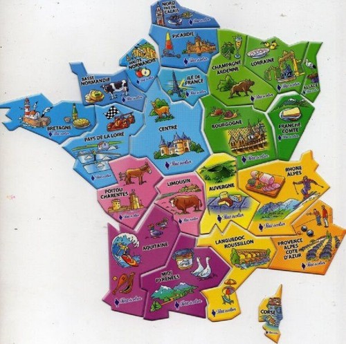 Magnet petit ecolier regions - petit,