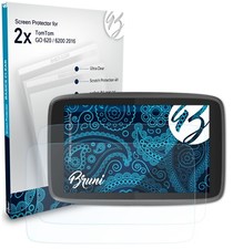 Bruni 2x Écran protecteur pour TomTom GO 620 / 6200 2016 Protecteur d'écran