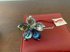 Bague psydélic irsié bleue cristal de Baccarat taille 51