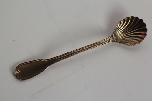 Cuillère sel argent doré - cuillère,