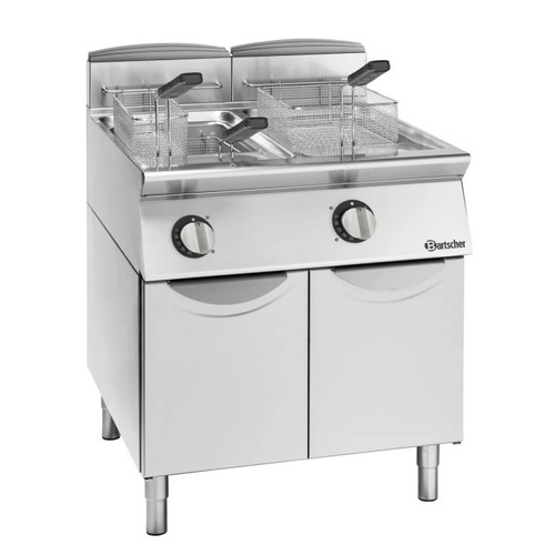 Friteuse double gaz à - double,