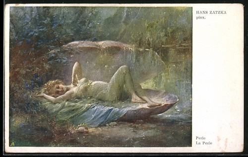 Carte postale artiste hans - carte,