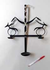 Porte bougies en fer forgé CHINHHARI ARTS (Inde - Chhattisgarh)