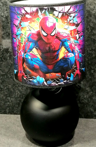 Lampe chevet spiderman - chevet,