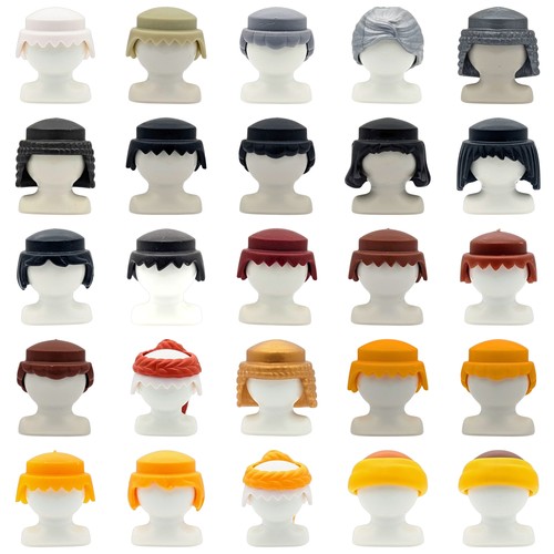 Playmobil lots cheveux cheveux