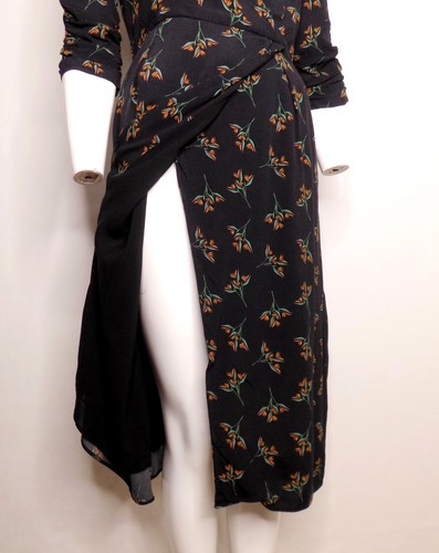 Robe chelsea noir floral - chelsea,