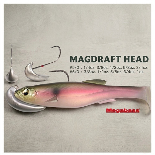 Megabass magdraft head - magdraft,
