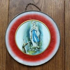 Cadre Vintage Image Pieuse