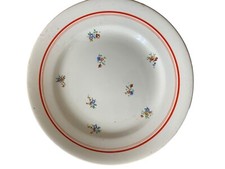 ANCIEN LOT DE 6 ASSIETTES PLATES FLORÉAL SAINT ST AMAND MOULIN DES LOUPS