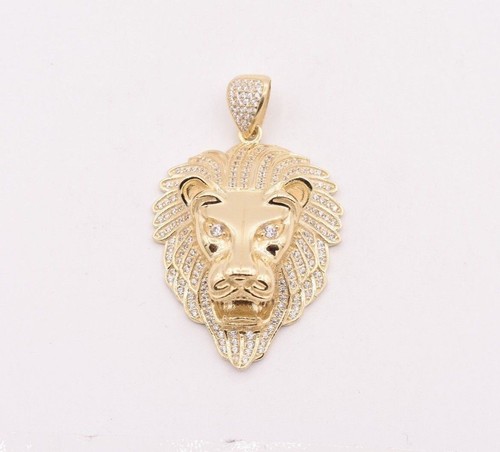 Pendentif charm iced tête - pendentif, de