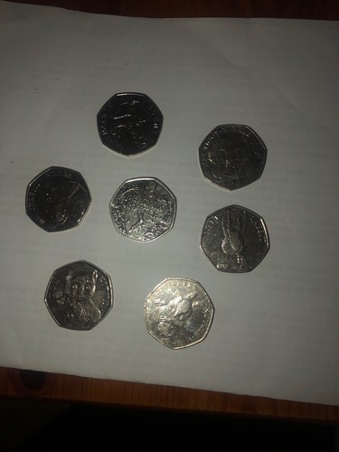 2017 beatrix potter 50p - beatrix, set