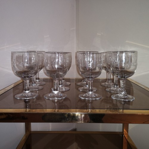 Série verres vin - 10, à