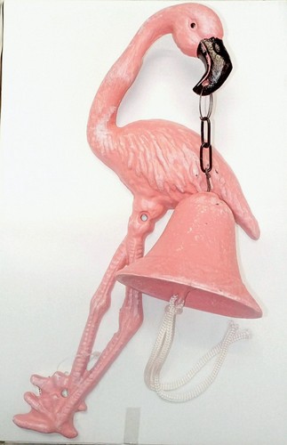 Cloche flamant rose - cloche, en