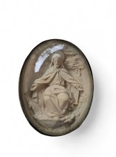 Reliquaire Calcaire Et Verre