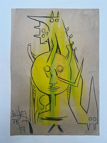 Dessin wifredo lam sur - dessin,